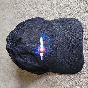 NWOT Black Denim w/Fishing Fly embroidered Hat